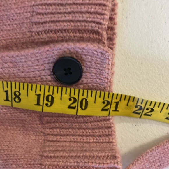 BROCK COLLECTION Belted V-neck Cashmere sweater Size XS  Pink - Picture 7 of 7